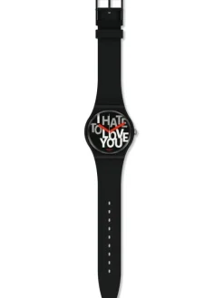 SWATCH Damenuhren-HATE 2 LOVE SUOB185