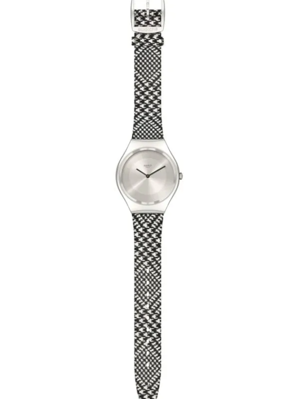SWATCH Damenuhren-IRONY BLACK'N'WHITE SYXS142