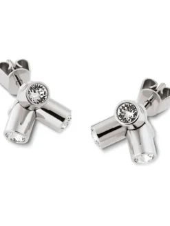 SWATCH Ohrschmuck-Lustro Earrings Stud, Sst, Whi JED033-U