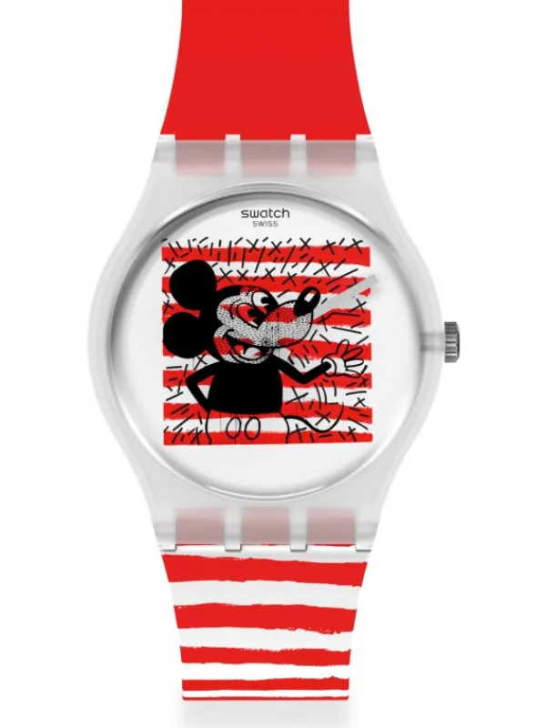 SWATCH Herrenuhren | Damenuhren-MOUSE MARINIÈRE GZ352