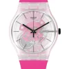 SWATCH Damenuhren-PINK DAZE SO29K107