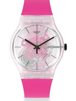 SWATCH Damenuhren-PINK DAZE SO29K107