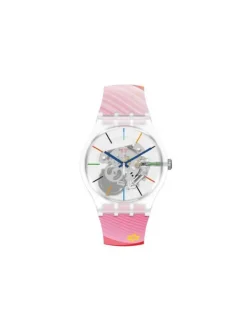 SWATCH Damenuhren-RED RIVERS AND MOUNTAINS SO29Z105