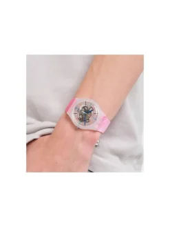 SWATCH Damenuhren-RED RIVERS AND MOUNTAINS SO29Z105
