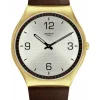 SWATCH Damenuhren-SKIN SUIT COFFEE SS07G100