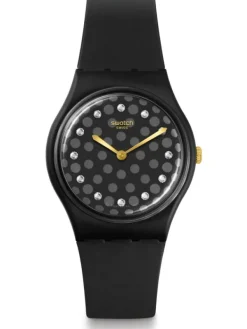 SWATCH Damenuhren-SPARKLE NIGHT SO31B102