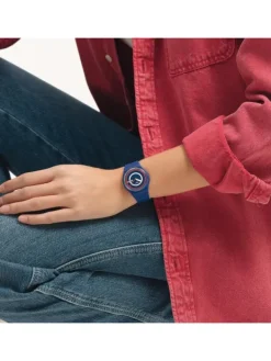 SWATCH Herrenuhren | Damenuhren-BLUE TO BASICS SO28N703