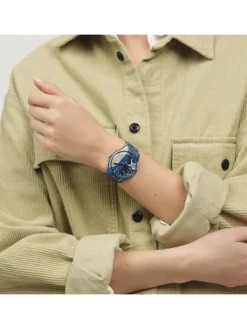 SWATCH Herrenuhren | Damenuhren-THE GREAT WAVE OFF KANAWAGA SUOZ351