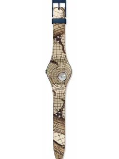 SWATCH Herrenuhren | Damenuhren-THE GREAT WAVE OFF KANAWAGA SUOZ351