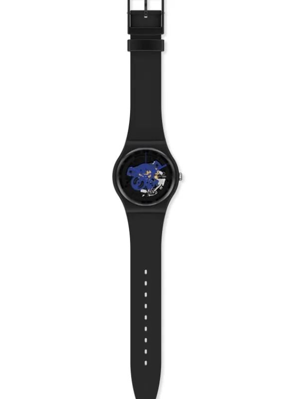 SWATCH Damenuhren | Herrenuhren-TIME TO BLUE BIG SO32B109