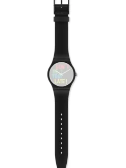 SWATCH Uhrenarmbänder | Zubehör-TIMEFORTIME / PLASTIC STRAP ASO29B000