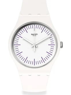 SWATCH Damenuhren-WHITENPURPLE SUOW173