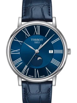 TISSOT Herrenuhren-CARSON PREMIUM GENT MOONPHASE T122.423.16.043.00