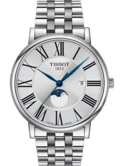 TISSOT Herrenuhren-CARSON PREMIUM GENT MOONPHASE T122.423.11.033.00