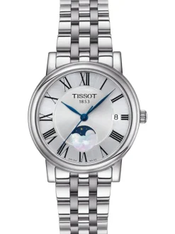 TISSOT Damenuhren-CARSON PREMIUM LADY MOONPHASE T122.223.11.033.00