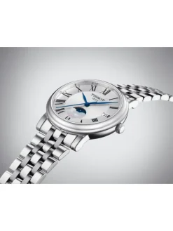 TISSOT Damenuhren-CARSON PREMIUM LADY MOONPHASE T122.223.11.033.00