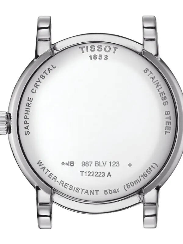 TISSOT Damenuhren-CARSON PREMIUM LADY MOONPHASE T122.223.16.353.00