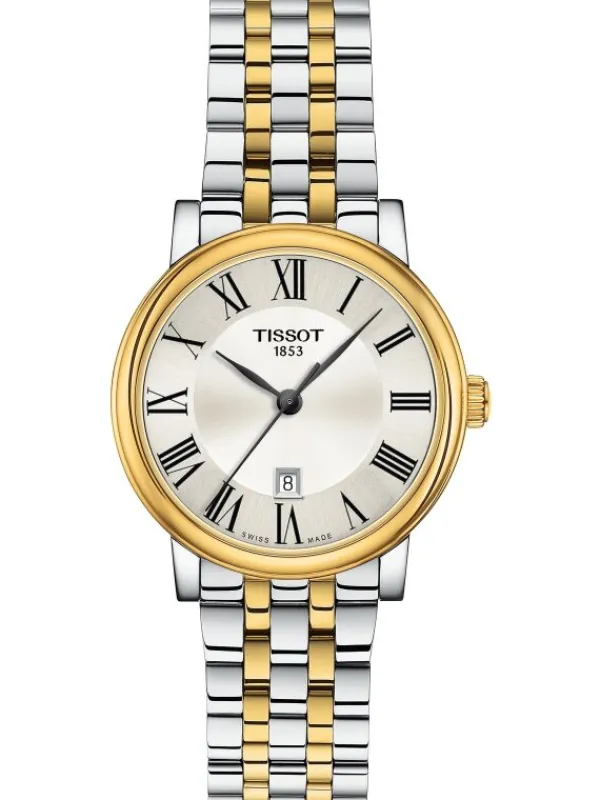 TISSOT Damenuhren-CARSON Premium Quartz, Lady, Metallarmband T122.210.22.033.00