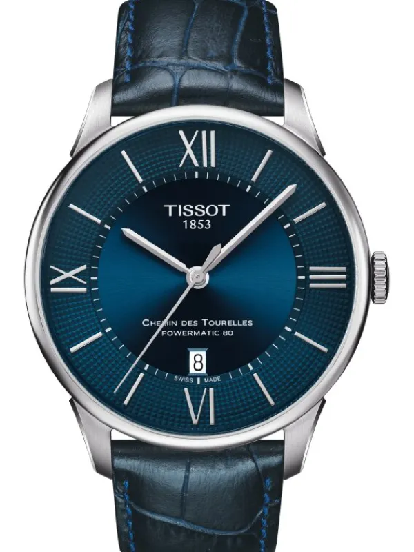 TISSOT Herrenuhren-CHEMIN DES TOURELLES POWERMATIC 80 T099.407.16.048.00