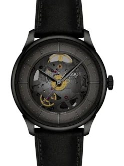 TISSOT Herrenuhren-Chemin Des Tourelles Skeleton schwarz T139.836.36.441.00