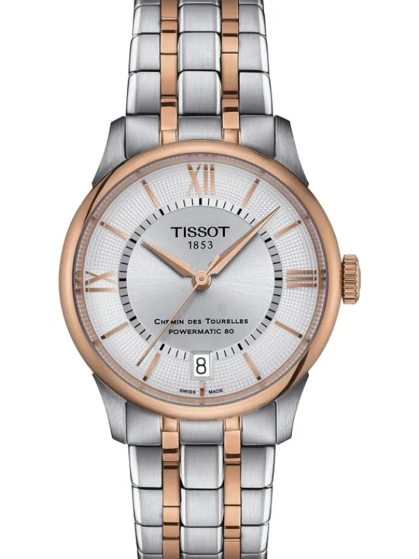 TISSOT Damenuhren-Chemin des Tourelles Powermatic 80 34 mm T139.207.22.038.00