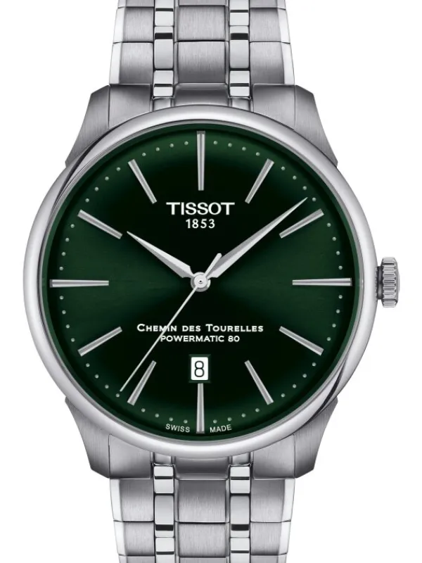 TISSOT Herrenuhren-Chemin des Tourelles Powermatic 80 42 mm T139.407.11.091.00
