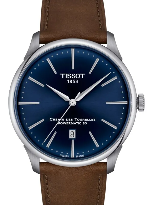 TISSOT Herrenuhren-Chemin des Tourelles Powermatic 80 42 mm T139.407.16.041.00