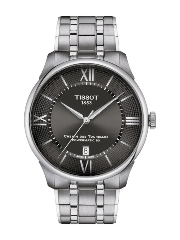 TISSOT Herrenuhren-Chemin des Tourelles Powermatic 80 42 mm T139.407.11.068.00