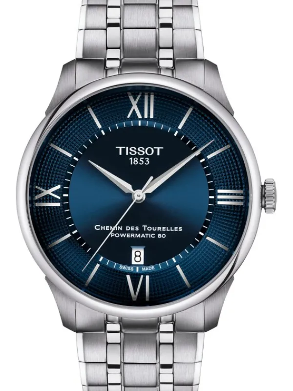 TISSOT Herrenuhren-Chemin Des Tourelles Powermatic 80 42mm T139.407.11.048.00