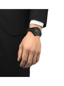 TISSOT Herrenuhren-Chemin Des Tourelles Skeleton schwarz T139.836.36.441.00