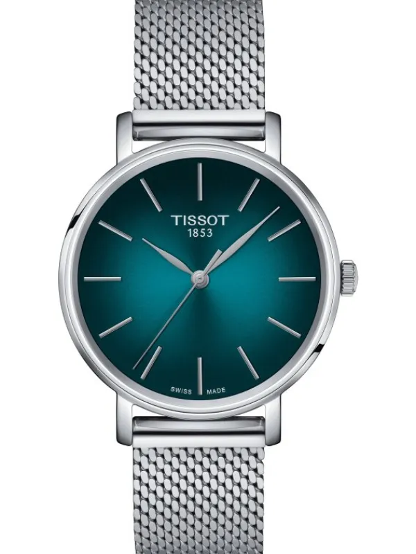 TISSOT Damenuhren-Everytime Lady Türkis 34mm T143.210.11.091.00