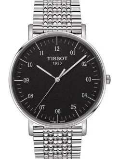 TISSOT Herrenuhren-EVERYTIME Quartz, Metallarmband T109.610.11.077.00