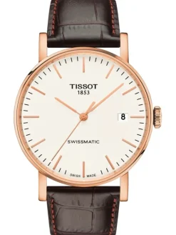 TISSOT Herrenuhren-EVERYTIME SWISSMATIC, Lederarmband T109.407.36.031.00