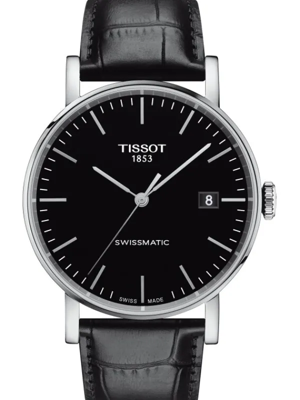 TISSOT Herrenuhren-EVERYTIME SWISSMATIC, Lederarmband T109.407.16.051.00