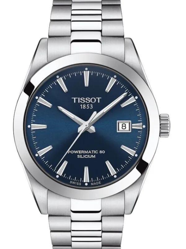 TISSOT Herrenuhren-GENTLEMAN Blau Gliederarmband T127.407.11.041.00