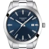 TISSOT Herrenuhren-GENTLEMAN Blau Gliederarmband T127.410.11.041.00