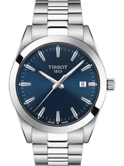 TISSOT Herrenuhren-GENTLEMAN Blau Gliederarmband T127.410.11.041.00