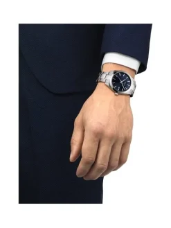 TISSOT Herrenuhren-GENTLEMAN Blau Gliederarmband T127.410.11.041.00