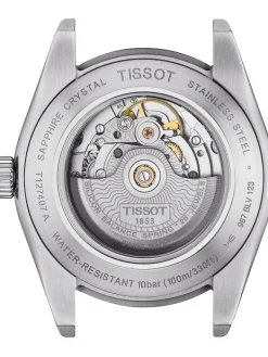 TISSOT Herrenuhren-GENTLEMAN Blau Gliederarmband T127.407.11.041.00