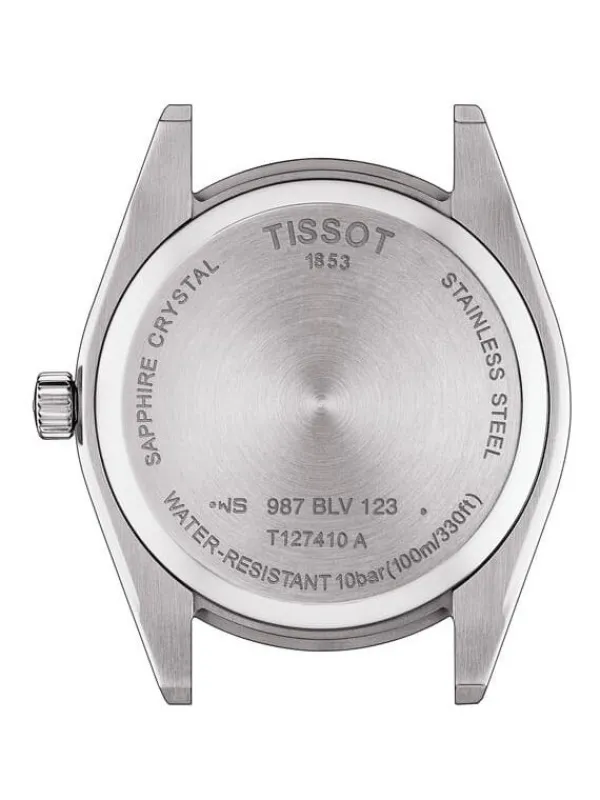 TISSOT Herrenuhren-GENTLEMAN Metallarmband Schwarz T127.410.11.051.00