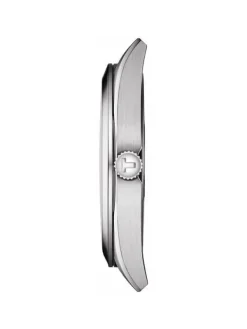TISSOT Herrenuhren-GENTLEMAN Metallarmband Schwarz T127.410.11.051.00