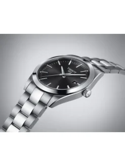 TISSOT Herrenuhren-GENTLEMAN Metallarmband Schwarz T127.410.11.051.00