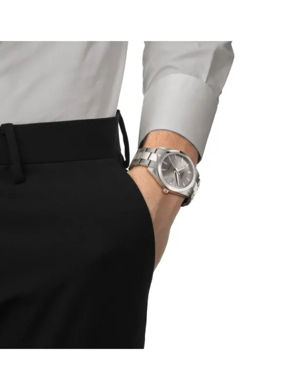 TISSOT Herrenuhren-GENTLEMAN QUARZ TITANIUM T127.410.44.081.00