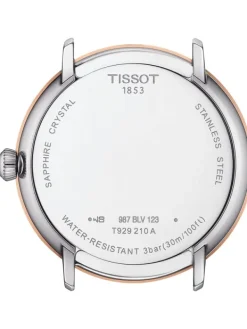 TISSOT Damenuhren-GLENDORA/LR/Q/ORR18/ACIER/NACR T929.210.41.116.00