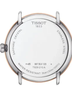 TISSOT Damenuhren-GLENDORA/LR/Q/ORR18/CUIR GRIS/ T929.210.46.266.00