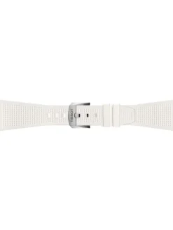 TISSOT Uhrenarmbänder-Kautschuk Band für PRX 40mm Weiß T85.2.048.463