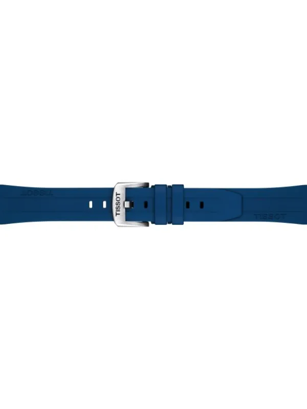 TISSOT Uhrenarmbänder | Zubehör-Kautschukarmband blau 20/17 T85.2.044.837