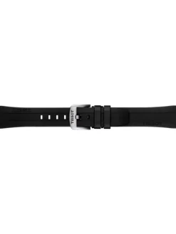 TISSOT Uhrenarmbänder | Zubehör-Kautschukarmband schwarz 20/17 T85.2.044.545