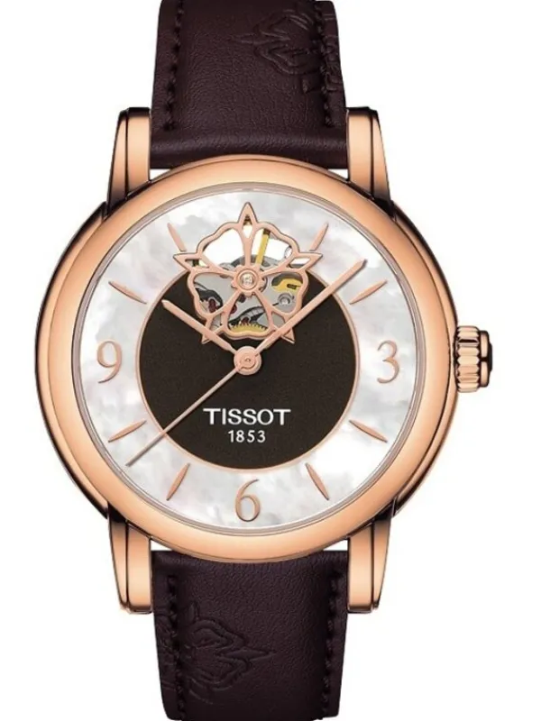 TISSOT Damenuhren-LADY HEART Automatic, Diamond, rosé T050.207.37.117.04