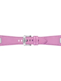 TISSOT Uhrenarmbänder-Lederarmband für PRX 35mm Pink T85.2.049.546